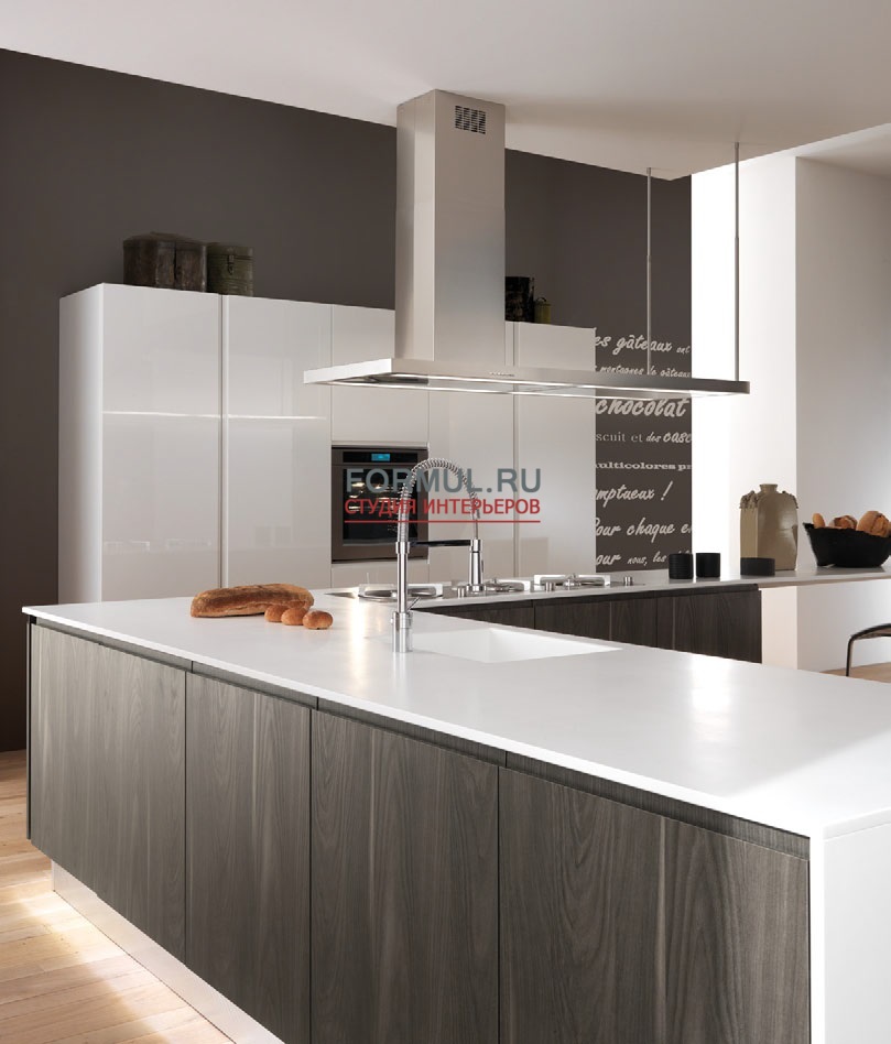 Кухня Berloni Brera Woody Grigio Torba